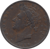 1826 FARTHING ( VF ) - Farthing - Cambridgeshire Coins