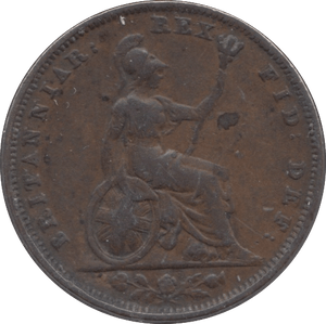 1826 FARTHING ( VF ) - Farthing - Cambridgeshire Coins