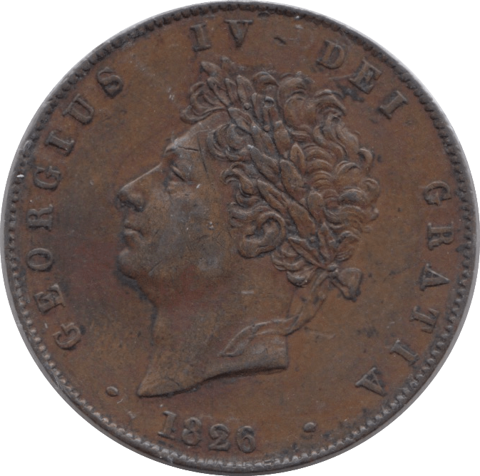 1826 HALFPENNY ( EF ) - Halfpenny - Cambridgeshire Coins