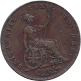 1826 HALFPENNY ( EF ) - Halfpenny - Cambridgeshire Coins