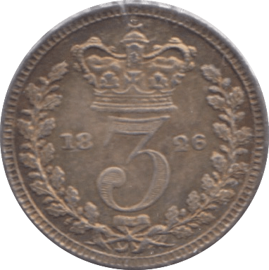 1826 MAUNDY THREEPENCE ( UNC ) - MAUNDY THREEPENCE - Cambridgeshire Coins