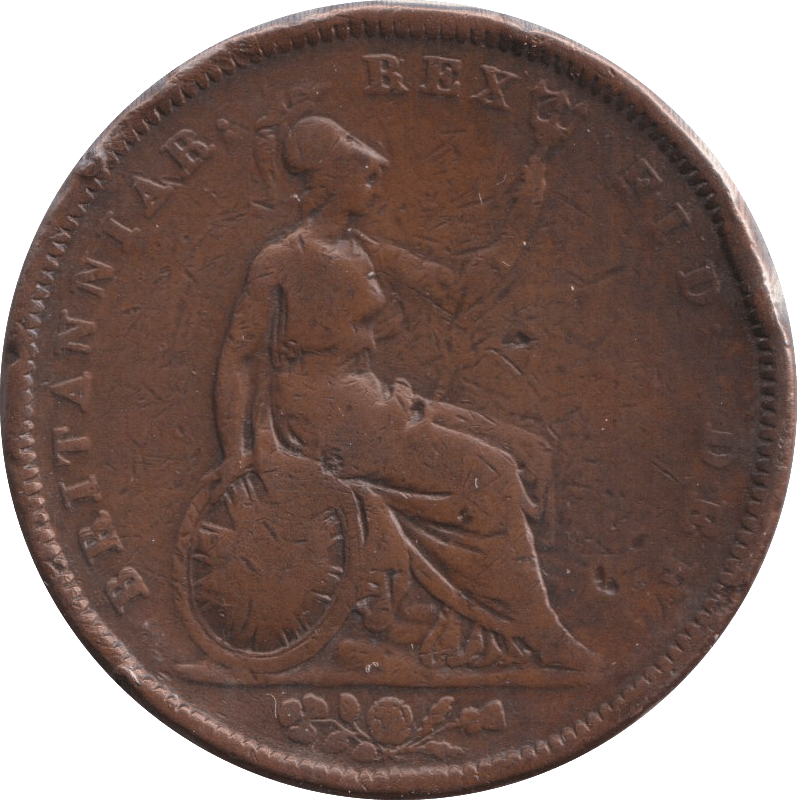 1826 PENNY ( FINE ) - PENNY - Cambridgeshire Coins