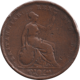 1826 PENNY ( FINE ) - PENNY - Cambridgeshire Coins