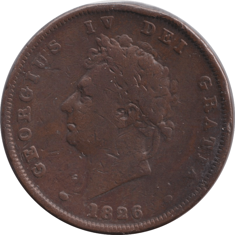 1826 PENNY ( FINE ) - PENNY - Cambridgeshire Coins