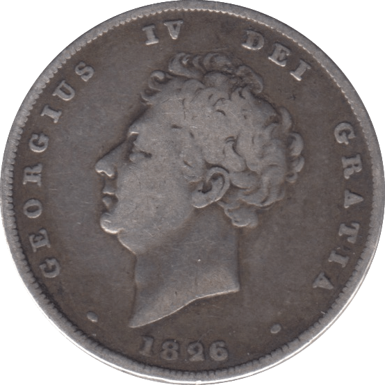 1826 SHILLING ( FINE ) - Shilling - Cambridgeshire Coins