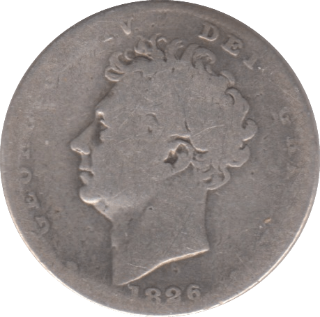 1826 SIXPENCE ( FINE ) - SIXPENCE - Cambridgeshire Coins