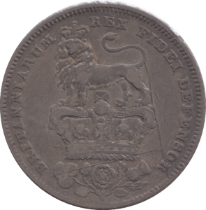 1826 SIXPENCE ( VF ) - SIXPENCE - Cambridgeshire Coins