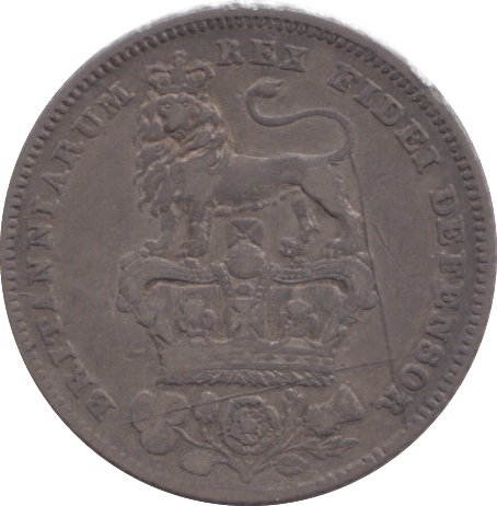 1826 SIXPENCE ( VF ) - SIXPENCE - Cambridgeshire Coins