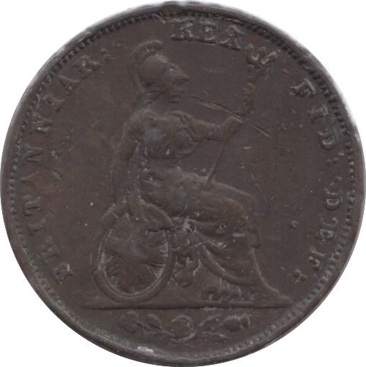 1827 FARTHING ( GF ) - Farthing - Cambridgeshire Coins