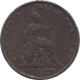 1827 FARTHING ( GF ) - Farthing - Cambridgeshire Coins