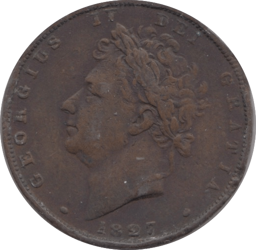 1827 FARTHING ( GF ) - Farthing - Cambridgeshire Coins