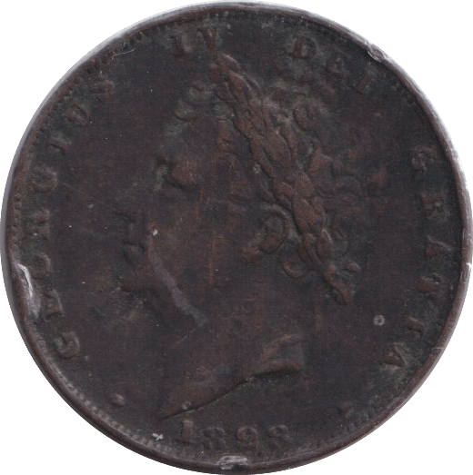 1828 FARTHING ( NF ) - FARTHING - Cambridgeshire Coins