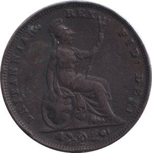 1829 FARTHING ( GF ) - FARTHING - Cambridgeshire Coins