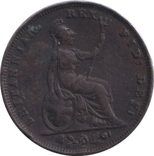 1829 FARTHING ( GF ) - FARTHING - Cambridgeshire Coins