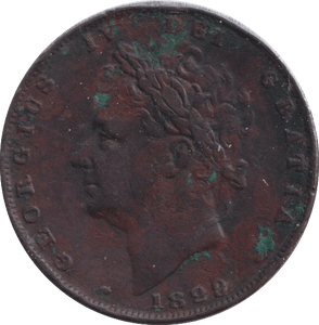 1829 FARTHING ( GF ) - FARTHING - Cambridgeshire Coins