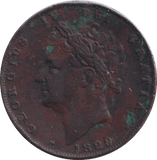 1829 FARTHING ( GF ) - FARTHING - Cambridgeshire Coins