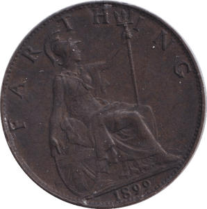 1829 FARTHING ( VF ) - FARTHING - Cambridgeshire Coins