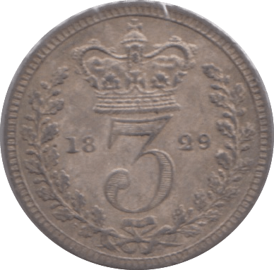 1829 MAUNDY THREEPENCE ( AUNC ) - MAUNDY THREEPENCE - Cambridgeshire Coins