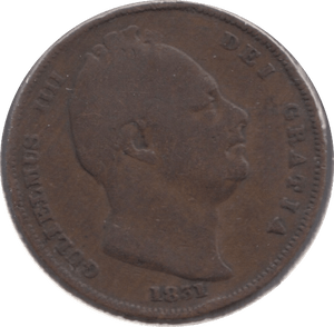 1831 FARTHING ( FINE ) - Farthing - Cambridgeshire Coins