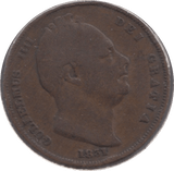 1831 FARTHING ( FINE ) - Farthing - Cambridgeshire Coins