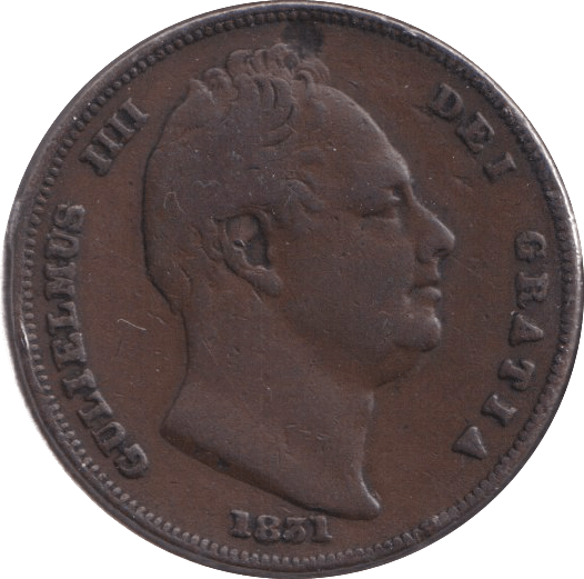 1831 FARTHING ( FINE ) - FARTHING - Cambridgeshire Coins