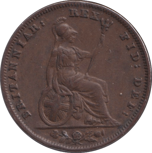 1831 FARTHING ( GVF ) - FARTHING - Cambridgeshire Coins