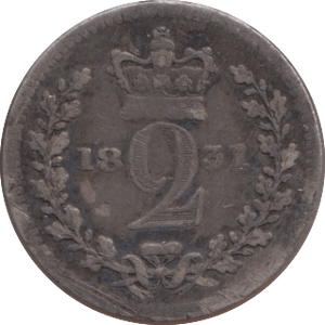 1831 MAUNDY TWOPENCE ( FINE ) - MAUNDY TWOPENCE - Cambridgeshire Coins