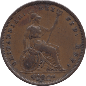 1831 PENNY BRITANNIA ( VF ) - PENNY - Cambridgeshire Coins