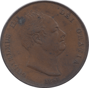 1831 PENNY ( GF ) - PENNY - Cambridgeshire Coins