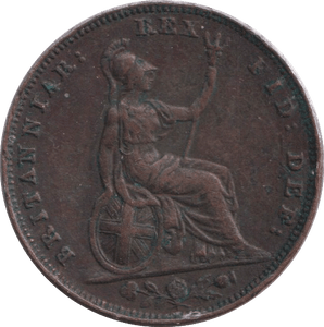 1834 FARTHING ( GF ) - FARTHING - Cambridgeshire Coins