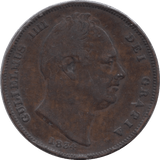 1834 FARTHING ( GF ) - Farthing - Cambridgeshire Coins