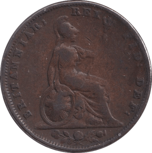 1834 FARTHING ( NF ) - FARTHING - Cambridgeshire Coins