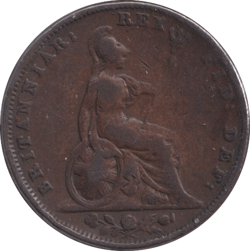 1834 FARTHING ( NF ) - FARTHING - Cambridgeshire Coins