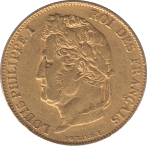 1834 GOLD 20 FRANCS FRANCE ( STAR MINTMARK ) - Gold World Coins - Cambridgeshire Coins