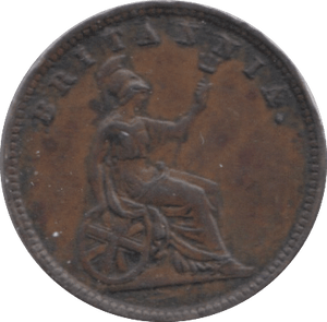 1834 ONE - THIRD FARTHING ( EF ) - Half Farthing - Cambridgeshire Coins