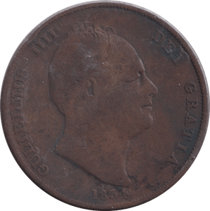 1834 PENNY ( NF ) - PENNY - Cambridgeshire Coins