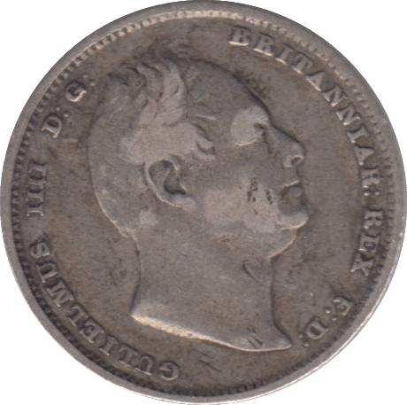 1834 SIXPENCE ( FINE ) - SIXPENCE - Cambridgeshire Coins