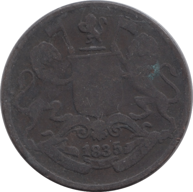 1835 1/4 ANNA BRITISH EAST INDIA - WORLD COINS - Cambridgeshire Coins