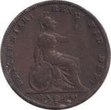 1835 FARTHING ( FINE ) - FARTHING - Cambridgeshire Coins