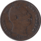 1835 FARTHING ( GF ) - Farthing - Cambridgeshire Coins