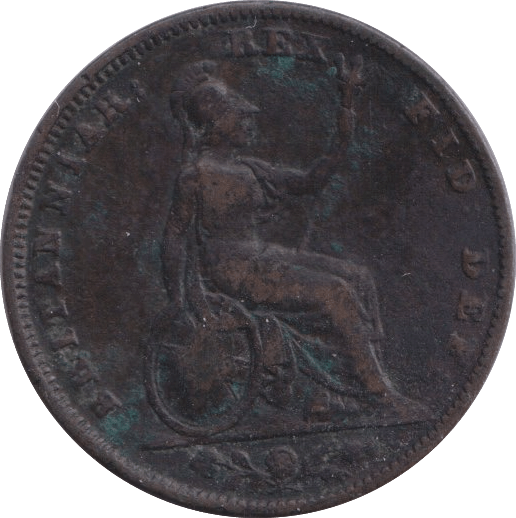 1835 FARTHING ( GF ) - Farthing - Cambridgeshire Coins