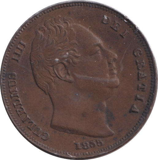 1835 FARTHING ( GVF ) - FARTHING - Cambridgeshire Coins