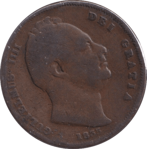 1835 FARTHING ( NF ) - FARTHING - Cambridgeshire Coins