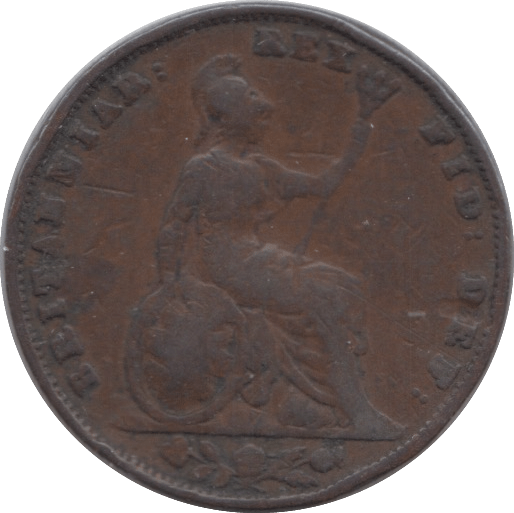 1835 FARTHING ( NF ) - Farthing - Cambridgeshire Coins