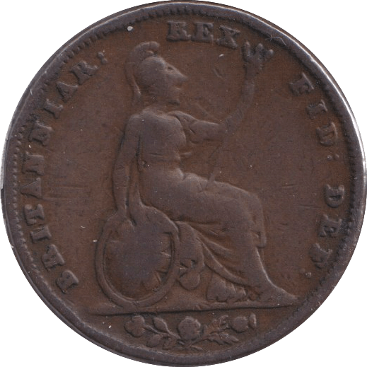 1835 FARTHING ( NF ) - FARTHING - Cambridgeshire Coins