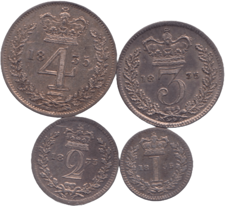 1835 MAUNDY SET WILLIAM IIII - Maundy Set - Cambridgeshire Coins