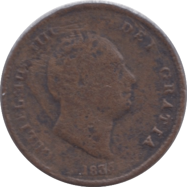 1835 ONE THIRD FARTHING ( FINE ) - One Third Farthing - Cambridgeshire Coins