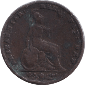 1836 FARTHING ( FAIR ) - FARTHING - Cambridgeshire Coins