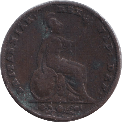 1836 FARTHING ( FAIR ) - FARTHING - Cambridgeshire Coins