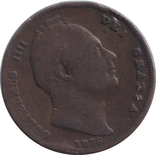 1836 FARTHING ( FAIR ) - FARTHING - Cambridgeshire Coins